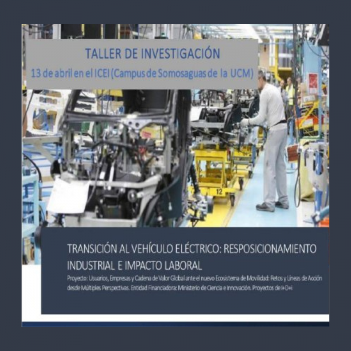 Taller de investigación vehículo eléctrico