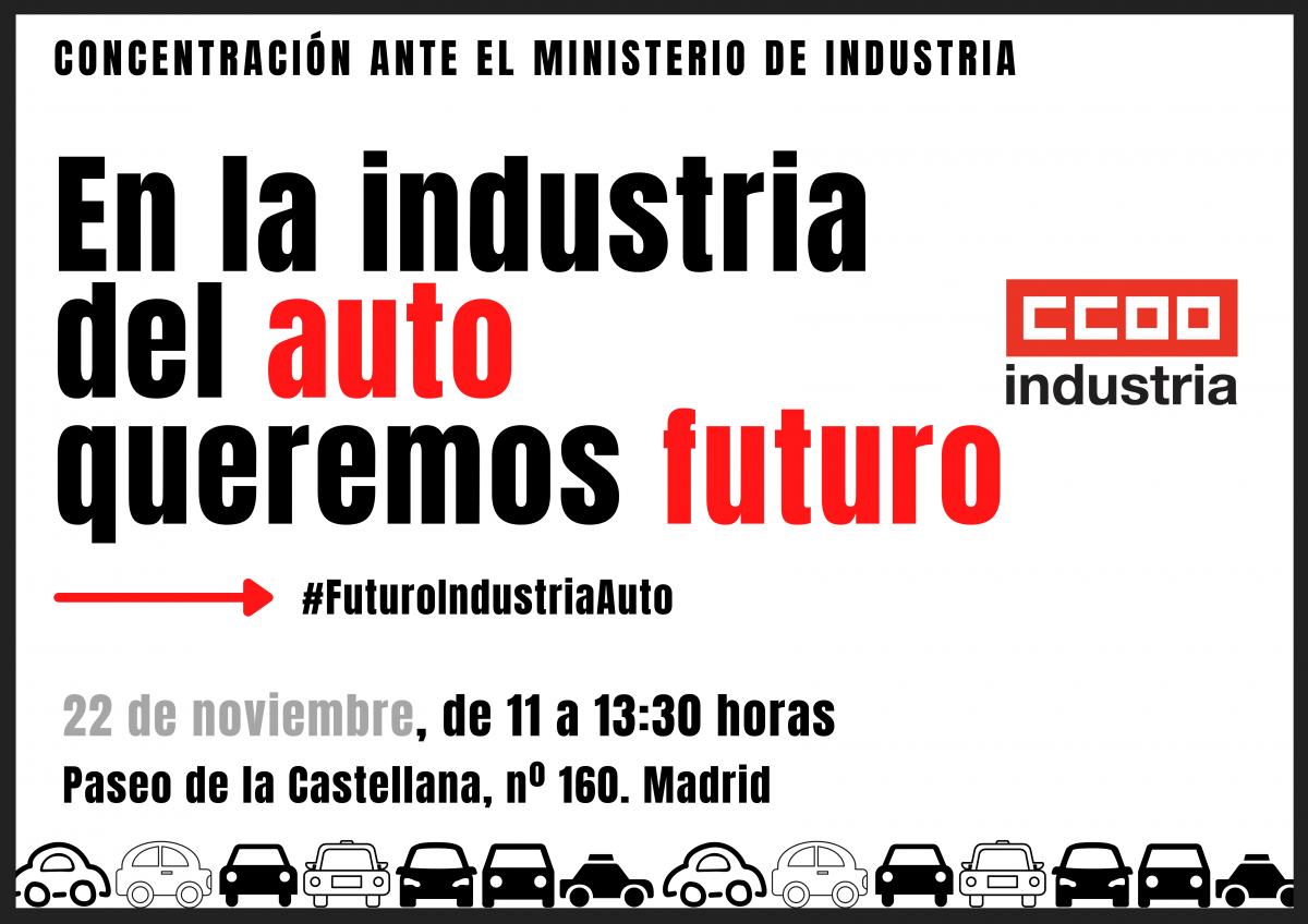 Cartel de la concentración del 22 de noviembre