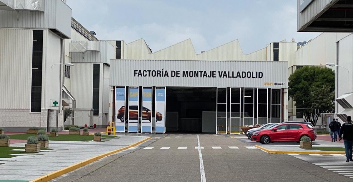 Exterior de la planta de Renault Valladolid