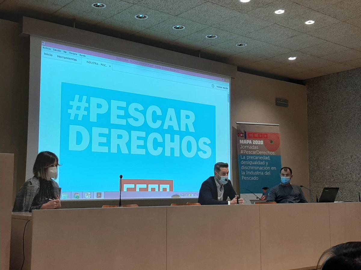 Impulso a la campaña #PescarDerechos en Vigo