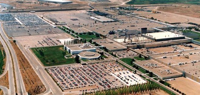 Vista aérea de la planta de Figueruelas