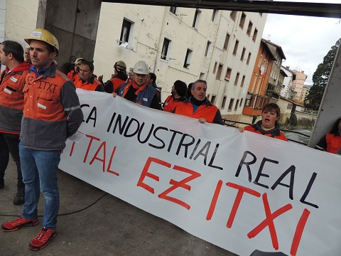 Movilización de ArcelorMittal Zumarraga