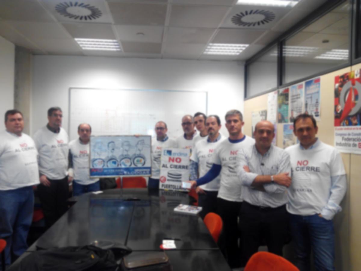 El comité de empresa de Elcogas se encierra en la sede de Endesa en Madrid