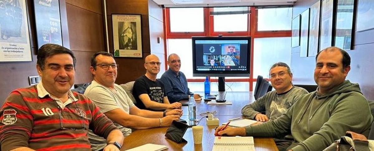 Las personas delegadas del sector de Elevación se han reunido con la Federación de Industria Estatal de CCOO, para el análisis del sector en este inicio del año 2023