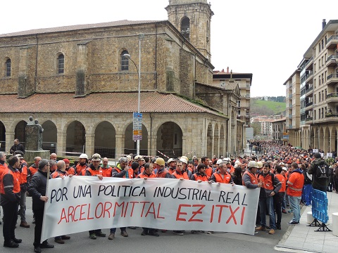 Cabecera de la manifestación del pasado sábado 19 de marzo