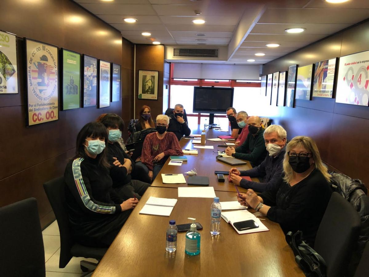 Reunión Interempresas CCOO del Grupo Faurecia con la Federación Estatal de CCOO de Industria