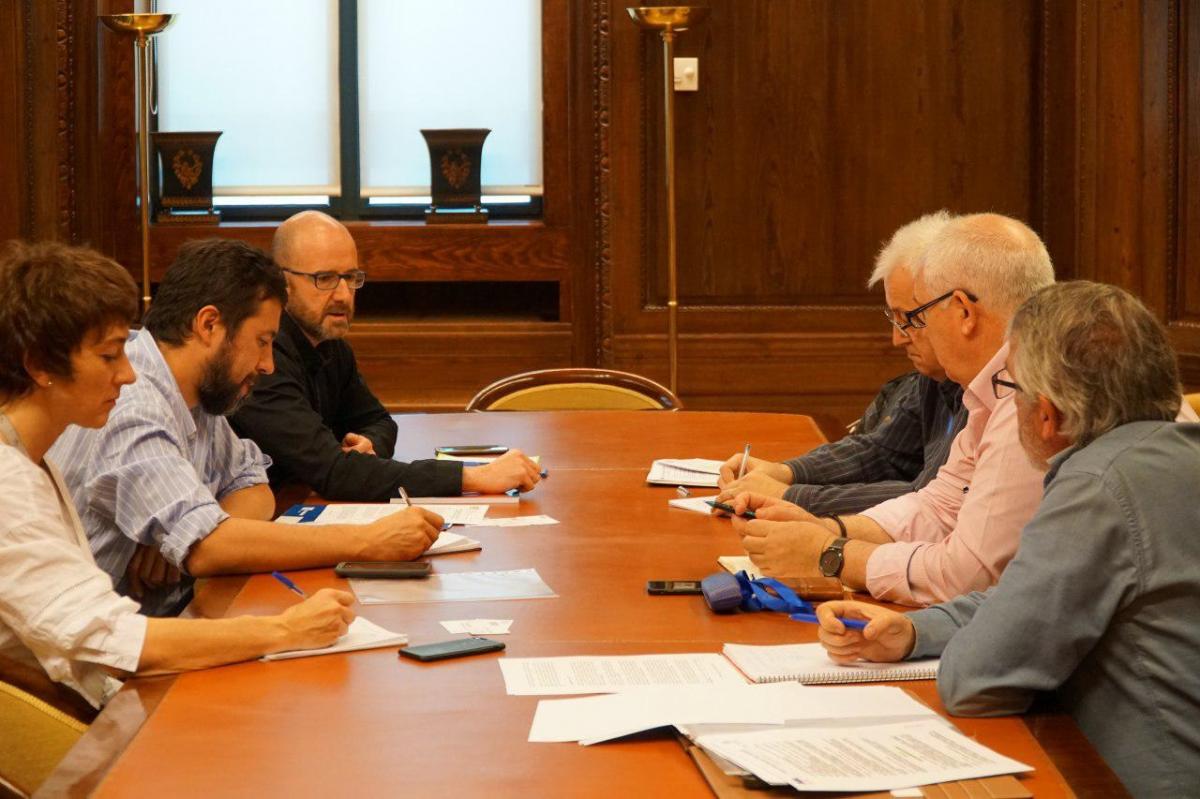 Reunión de CCOO con Podemos - En Comú Podem - En Marea