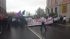 imagen  de la manifestación